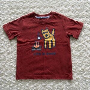 New 2T Life Is Good Kids Dog & Campfire Tee Shirt